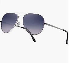 Photo 1 of HENGOSEN Polarized Aviator Sunglasses for Men and Women, Premium Metal Frame, Pilot Sun glasses with UV 400 Protection
