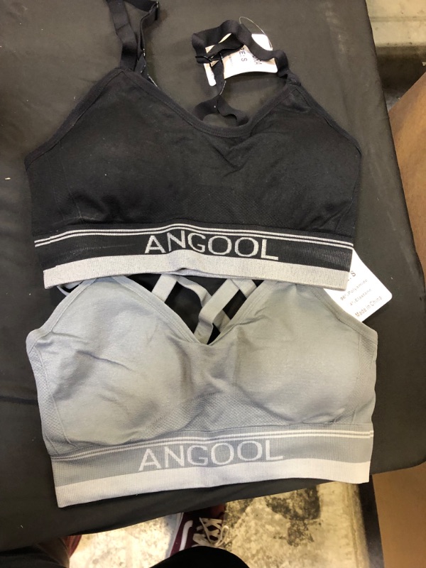 Photo 2 of ANGOOL Strappy Sports Bras for Women  -- Size Small --