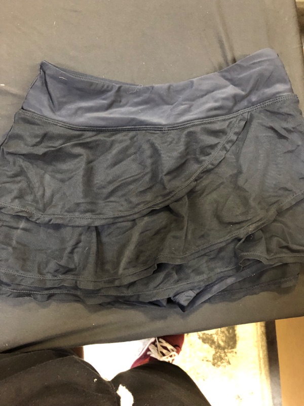 Photo 2 of Aleumdr Women's Waistband Layered Swimdress Ruffle Swim Skirt Swimsuit Bottom  -- Size Small -- 
