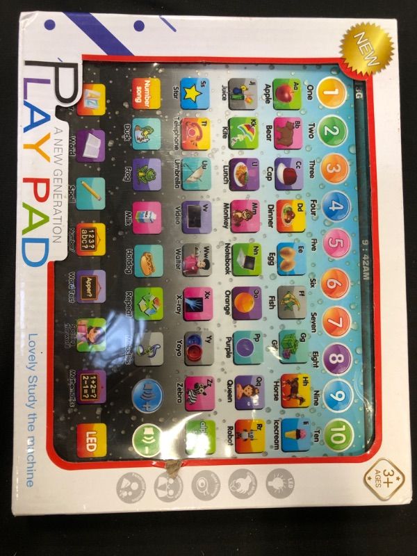 Photo 1 of A New Generation Toddler Play Pad Learning Toy Learn Numbers ABC's Spelling