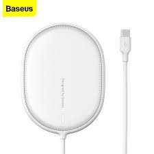 Photo 1 of Baseus Light Magnetic Wireless Charger BS-W518 suit for ip12 with type c cable 1.5m
