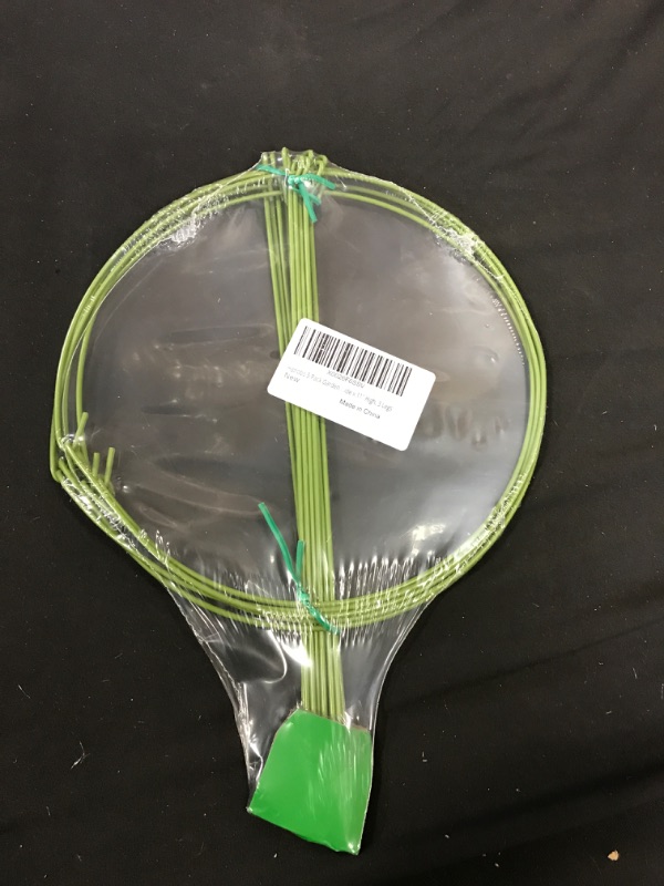 Photo 1 of 5 Pack Garden Plant Support Rings for Potted Plant, 7.8" Wide x 11" High, 3 Legs
