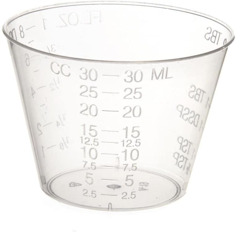 Photo 1 of 1 Oz Epoxy Resin Mixing Cups - 1 Ounce Disposable Graduated Plastic (Value 800 Pack)
