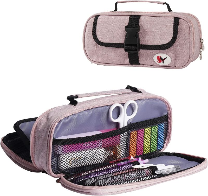 Photo 1 of SY Big Capacity Pencil Case Pen Bag Storage