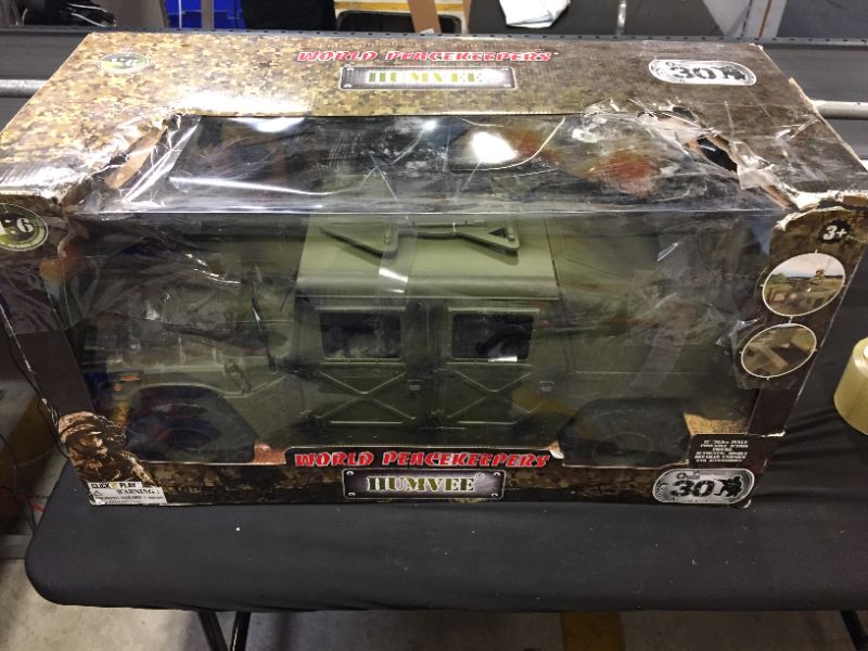 Photo 2 of Click N' Play Military Jumbo 12" Long Humvee Vehicle Action Figure Play Set