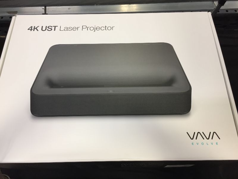 Photo 2 of Vava 4K Ultra Short Throw Laser TV Projector - Black