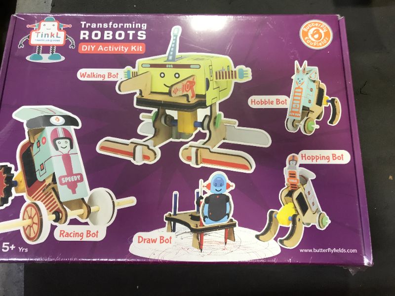 Photo 2 of ButterflyEduFields 5in1 Robot Toys for Kids | Robot Building kit for Boys Girls 8 9 10 12 Years | DIY STEM Projects Engineering kit