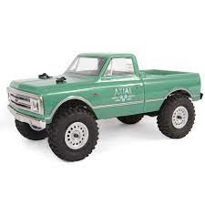 Photo 1 of 1/24 SCX24 1967 Chevrolet C10 4WD Truck Brushed RTR, Green
