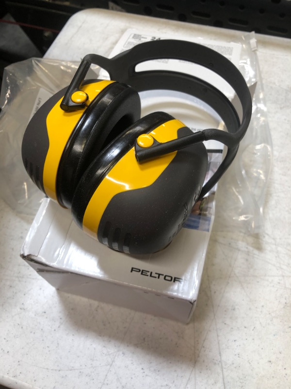 Photo 2 of 3M Peltor X2A Over-the-Head Ear Muffs, Noise Protection, NRR 24 dB, Construction, Manufacturing, Maintenance, Automotive, Woodworking

