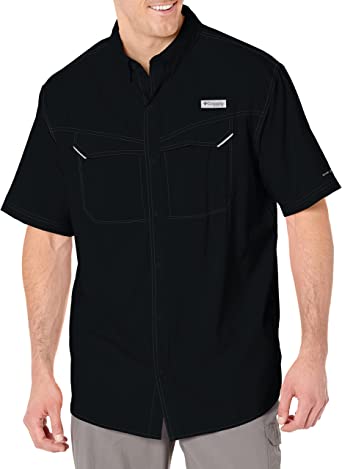 Photo 1 of  Columbia Sportswear Men's Low Drag Off Shore Short Sleeve Shirt (Big), Black, SIZE 2X