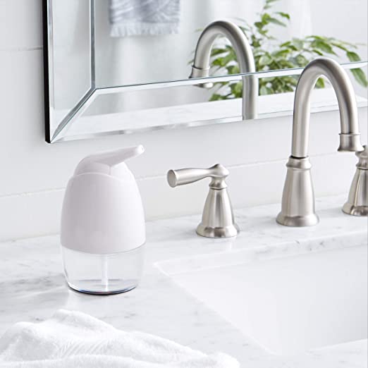 Photo 1 of Amazon Basics Pivoting Soap Pump Dispenser - WhitE