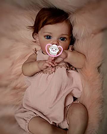 Photo 1 of Angelbaby 24 inch Real Life Reborn Toddler Dolls Girl Lifelike Newborn Vinyl Silicone Baby Doll Cuddle Handmade Cute Princess Doll with Accessories for Girls
