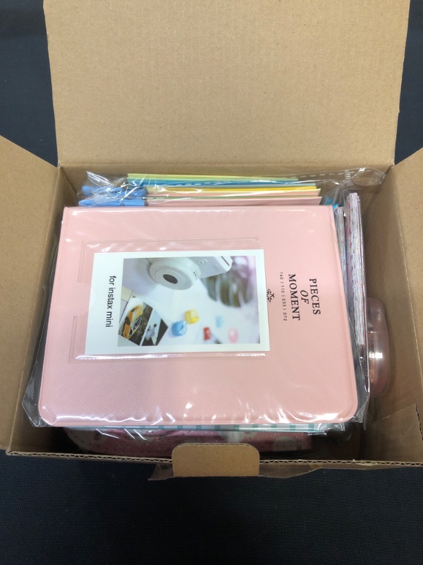 Photo 2 of CAIUL Compatible Mini 11 Camera Case Bundle with Album, Filters and Other Accessories for Fujifilm Instax Mini 11 (Pink Sheep, 7 Items)
