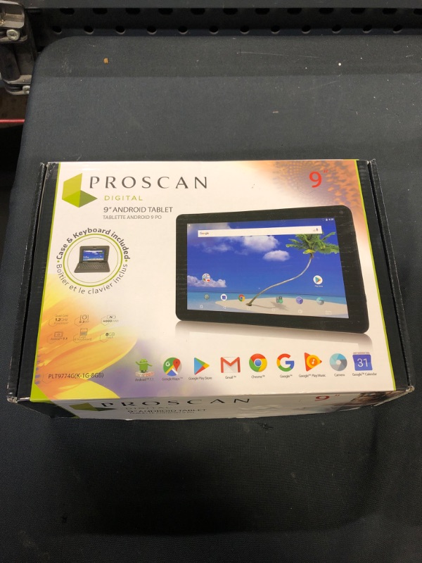 Photo 2 of PROSCAN Quad CORE Tablet with Android 7.1, 1GB/8GB, Camera 9'
