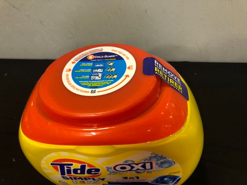 Photo 3 of Tide Simply PODS +Oxi Fresh Laundry Detergent Liquid 33 Oz.