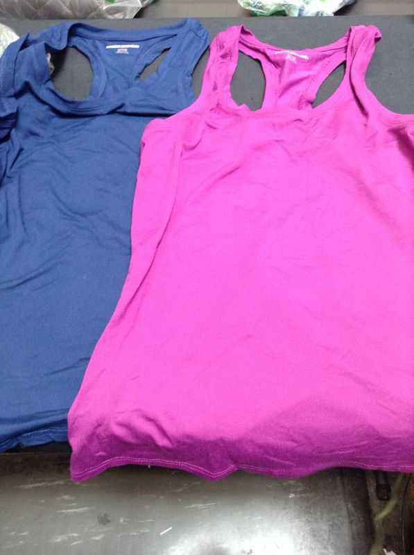Photo 2 of Amazon Essentials Women's Tech Stretch Relaxed-Fit Racerback Tank Top SIZE S 