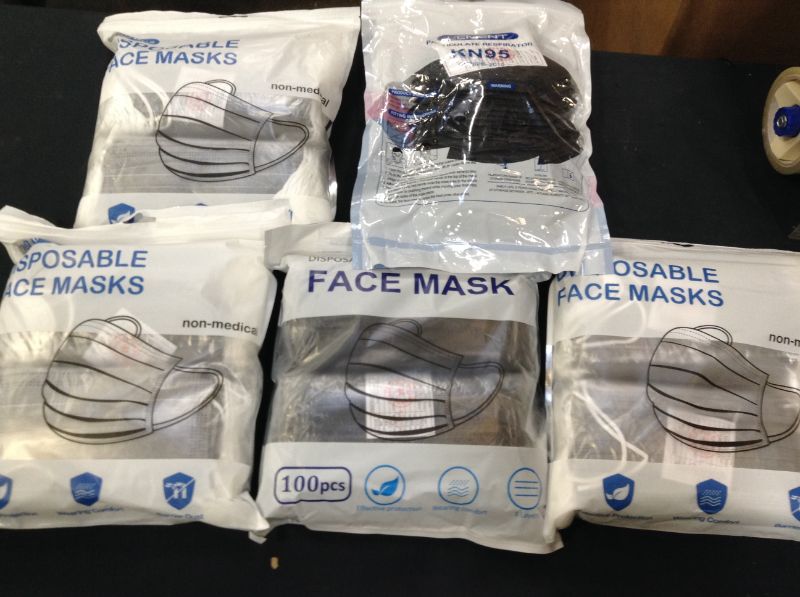 Photo 2 of  Variety disposable face masks