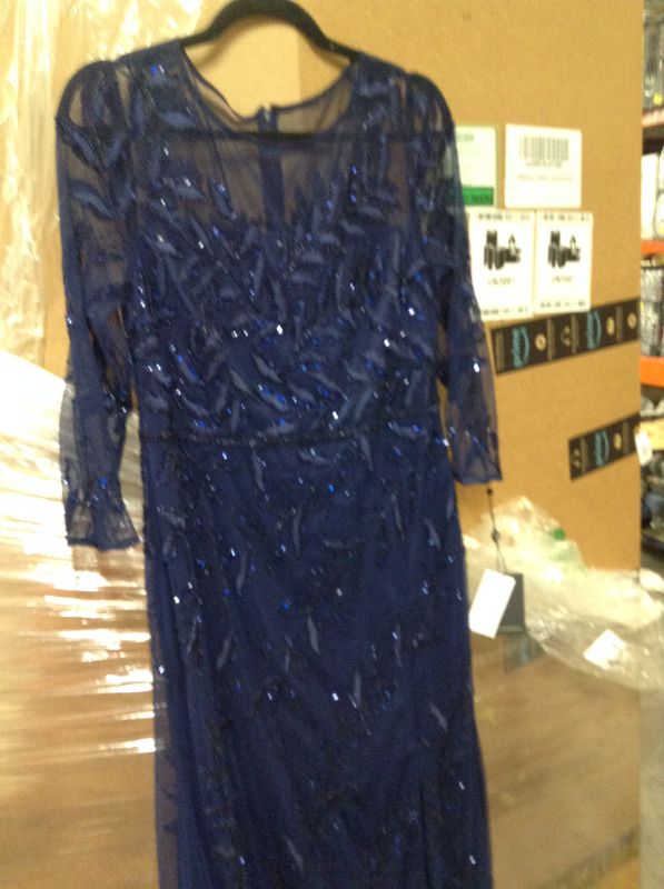 Photo 1 of Adrianna Papell Women's Beaded Embroidered Gown---size 12