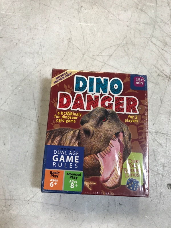 Photo 2 of  Dino Danger Card Game By Evolving Toys Made In Usa