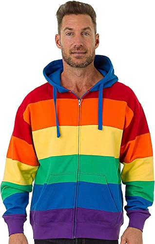 Photo 1 of Beach Outfitters Unisex Sweatshirt Hoodie Pride Flag---size L