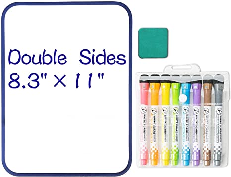 Photo 1 of Whiteboard set, magnetic dry erase board, suitable for students, office, home