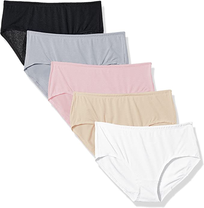 Photo 1 of Fruit of the Loom Women 5pk Premium Breathable Lowrise Brief. SIZE 5 
