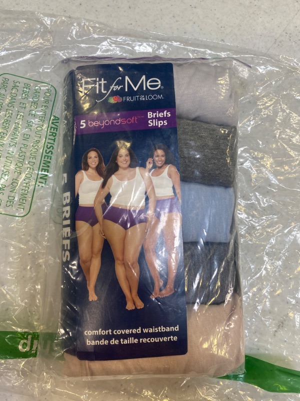 Photo 2 of Fruit of the Loom Women 5pk Premium Breathable Lowrise Brief. SIZE 5 
