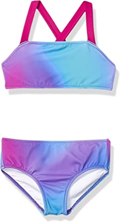 Photo 1 of Amazon Essentials Girls and Toddlers' 2-Piece Bikini Set SIZE MEDIUM