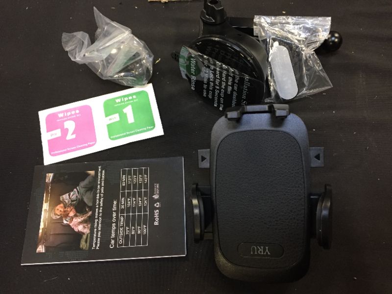 Photo 1 of [Featured] YRU Car Phone Holder Mount [ Farewell Dancing Stand ] Compatible for iPhone 13 Pro Max 12 11 X Xr Xs 8 7 6 Universal Cell Phone Holder Mount for Vehicle Dashboard Windshield Vent Handsfree