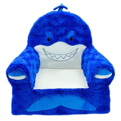 Photo 1 of Animal Adventure Soft Landing Sweet Seats Shark Children's Soft Chair

