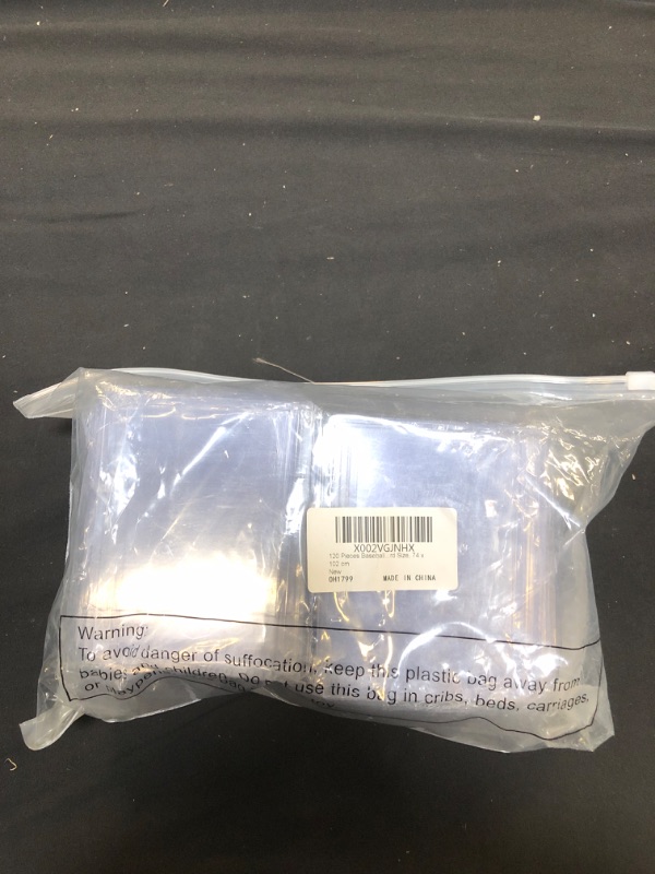 Photo 1 of 120 Pieces Baseball Loader Clear Card Protectors for Trading Cards Standard Size, 74 x 102 cm
