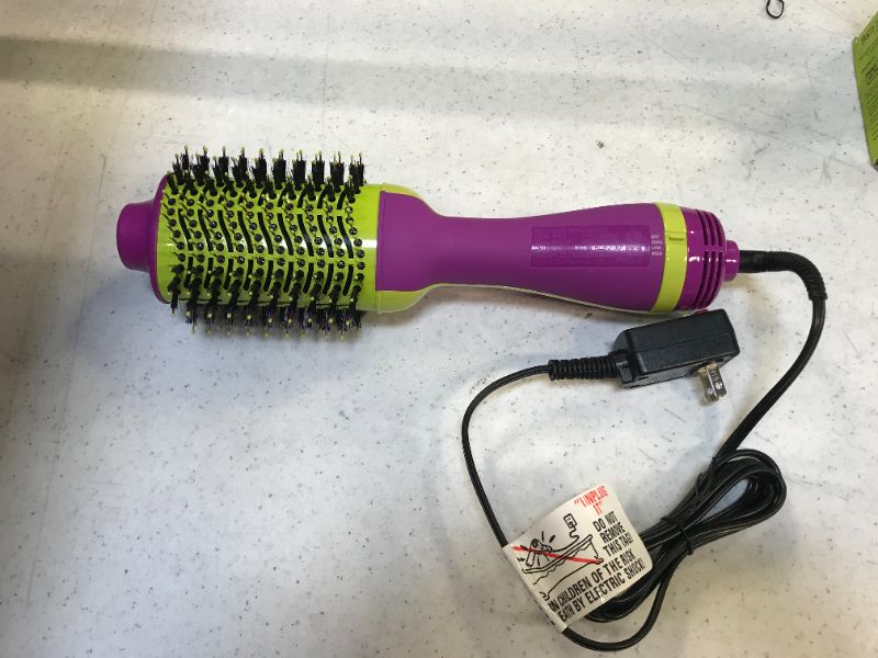 Photo 2 of Bed Head One-Step Hair Dryer and Volumizer Hot Air Brush, Violet