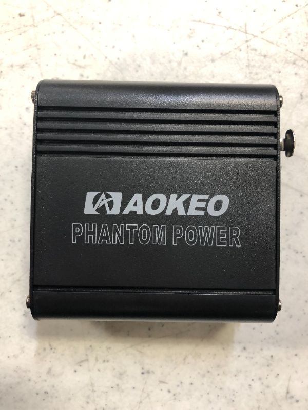 Photo 3 of Aokeo 1-Channel 48V Phantom Power Supply with Adapter