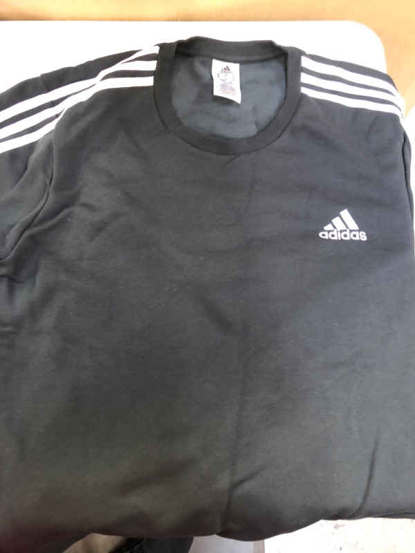 Photo 2 of adidas Men's Essentials Fleece 3-Stripes Sweatshirt-----USED