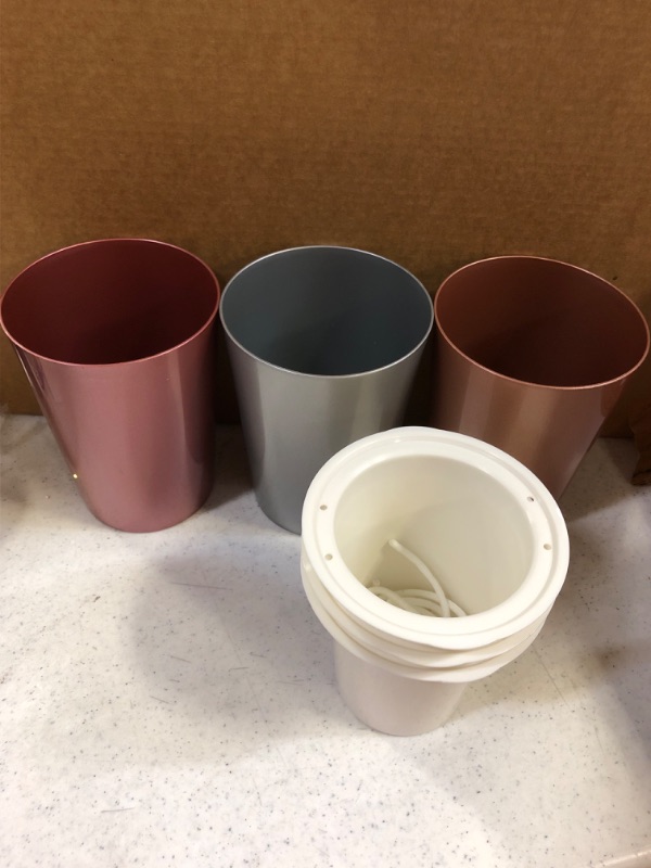 Photo 5 of 3 PACK Olize plastic planter 7inch x 5 inch (Height, Diameter)--COLOR VARIES