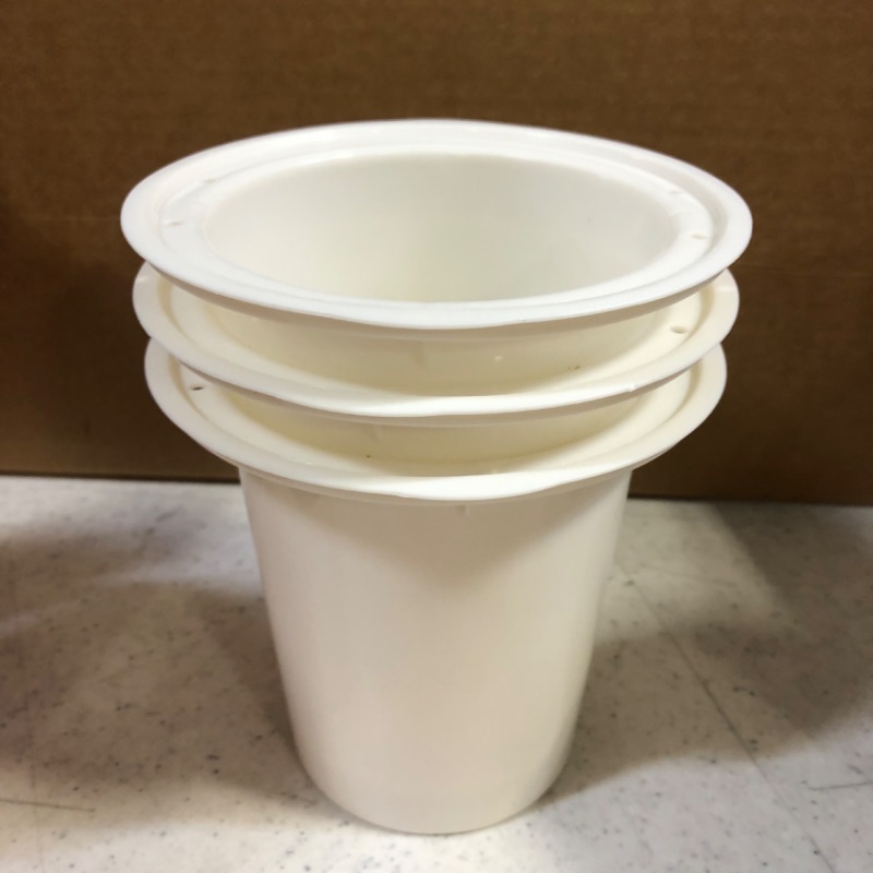 Photo 6 of 3 PACK Olize plastic planter 7inch x 5 inch (Height, Diameter)--COLOR VARIES