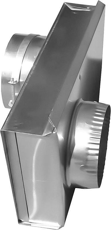 Photo 1 of Builder's Best 84049 SAF-T-Duct Zero Dryer Vent Periscope, Adjustable 0-5" Length, Aluminum