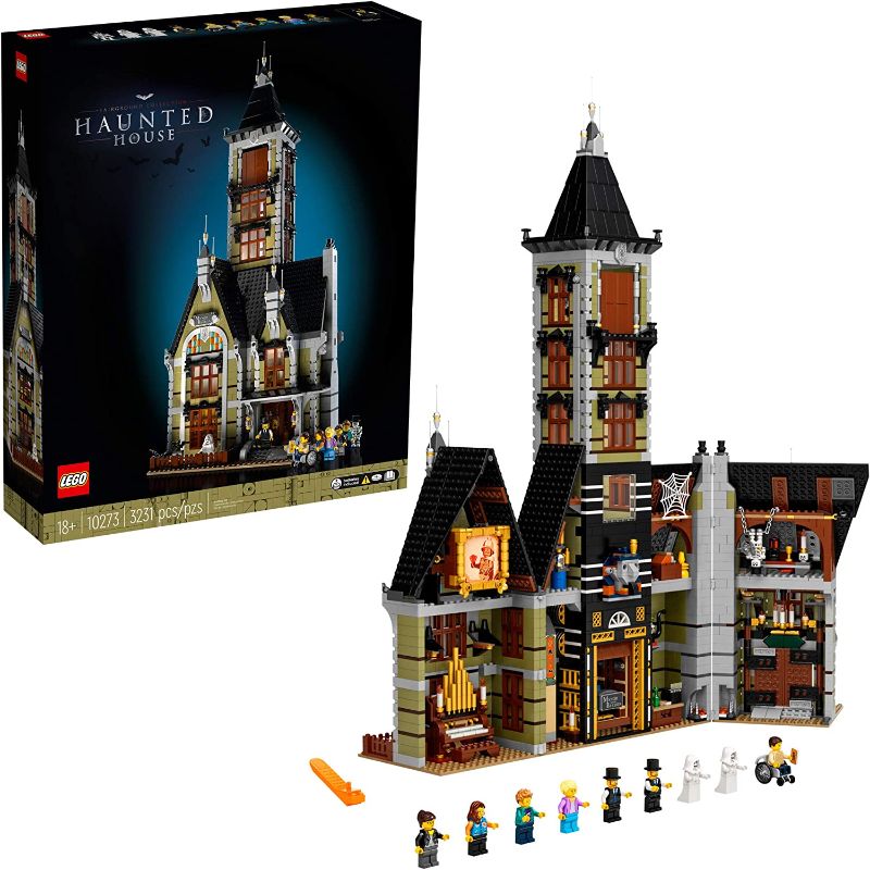 Photo 1 of LEGO Haunted House (10273) Building Kit; A Displayable Model Haunted House and a Creative DIY Project for Adults, New 2021 (3,231 Pieces)