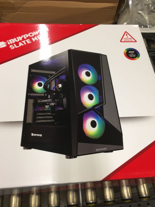 Photo 2 of iBUYPOWER Pro Gaming PC Computer Desktop Slate5MR 254i (AMD Ryzen 3 3100 3.6 GHz, RX 6500XT 4GB, 8GB DDR4, 480 GB SSD, WiFi Ready, VR Ready, Windows 11 Home)