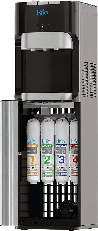 Photo 1 of Brio Commercial Grade Bottleless Ultra Safe Reverse Osmosis Drinking Water Filter Water Cooler Dispenser-3 Temperature Settings Hot, Cold & Room Water 