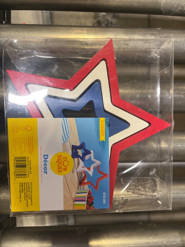 Photo 2 of 3 Star Pack Tabletop Americana Dcor Red/White/Blue - Spritz