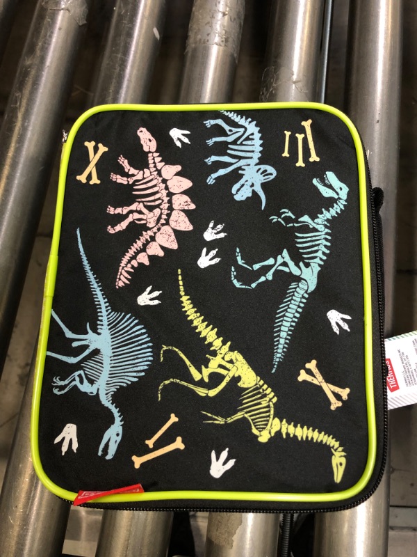 Photo 3 of ****2 PACK****Thermos Lunch Bag with Antimicrobial Liner - Glow in the Dark Dino