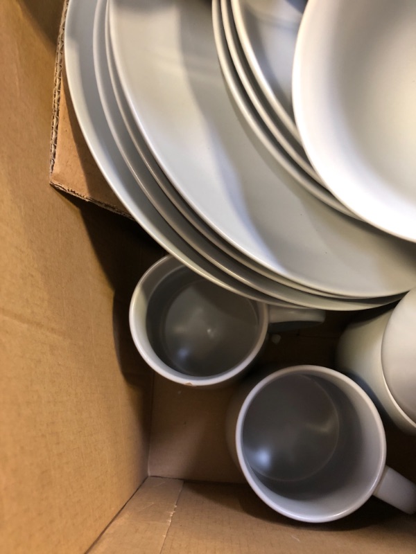 Photo 3 of 16pc Stoneware Acton Dinnerware Set - Threshold™