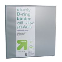 Photo 1 of 2" 3 Ring Binder Clear View - up & up, 12 Pack