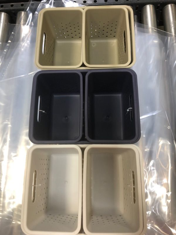 Photo 1 of 3 COUNT STORAGE BINS (3 PACK ASSORTED) - 9 TOTAL PIECES