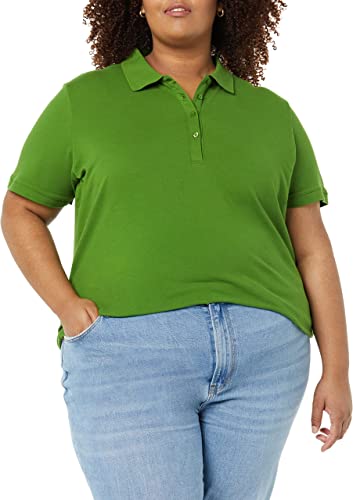 Photo 1 of Amazon Essentials Women's Short-Sleeve Polo Shirt SIZE LARGE