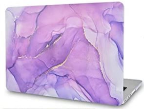 Photo 1 of LASSDOO COMPATABLE WITH MACBOOKPRO 16 INCH COVER 2022,2021 RELEASE M1 PRO/MAX A2485 WITH TOUCH ID PLASTIC HARD SHELL + KEYBOARD COVER (LAVENDER MARBLE)