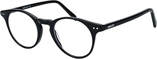 Photo 1 of  Small Round Blue Light Blocking Glasses for Women Men, Retro Frame Eyeglasses,Unisex Gaming Computer Glasses