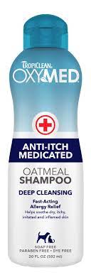 Photo 1 of 
TropiClean OxyMed Medicated Anti Itch Oatmeal Shampoo for Pets

