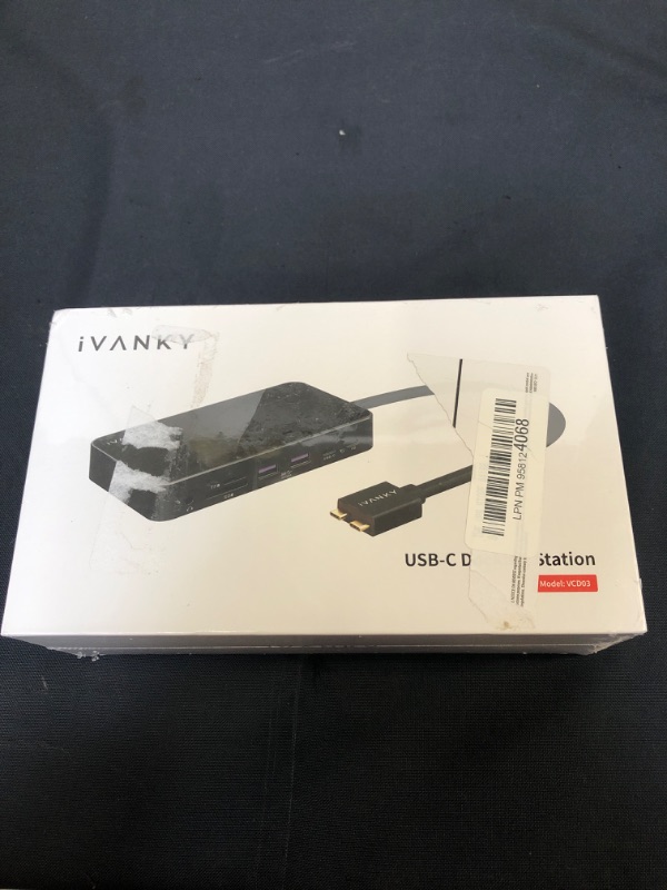 Photo 2 of MacBook Pro Docking Station with 180W Power Adapter, iVANKY 12 in 2 Dual 4K@60Hz USB C Docking Station for MacBook Pro/Air Thunderbolt 3/4 Dock 2HDMI 2.0, 96W PD, 6 USB, 1Gbps Ethernet SD/TF Audio
FACTORY SEALED